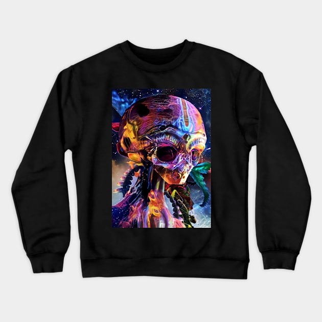 Alien Cosmic Crewneck Sweatshirt by Christian94